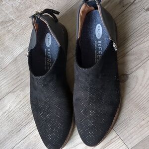 Fresh Black Suede Womens Loafers